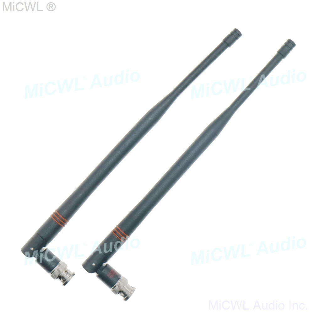 2pcs OEM 430-890MHz UHF BNC Antenna for Shure UA820 ULX SLX QLX GLX PGX Wireless Receiver Bayonet Aerial