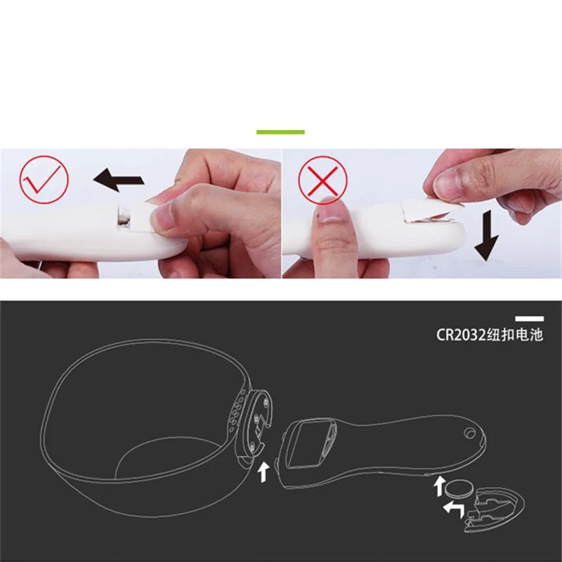 

HIPIDOG Dog Feeders Electronic Scale Pet Food Bowls 250ML White Color ABS