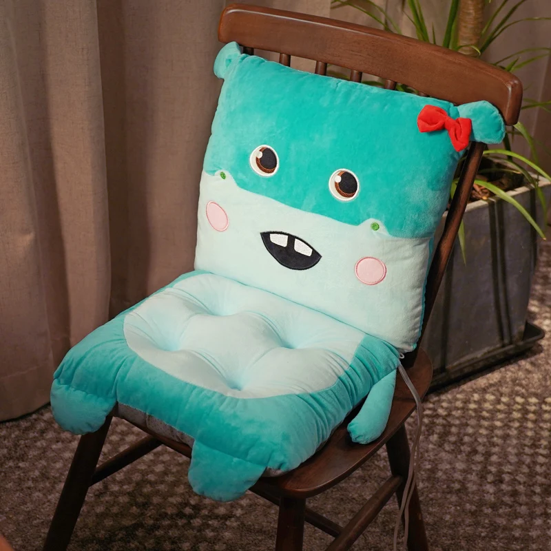 

Seat cushion cushion one office chair cushion thickened classroom chair cushion cartoon dinosaur bench butt soft cushion