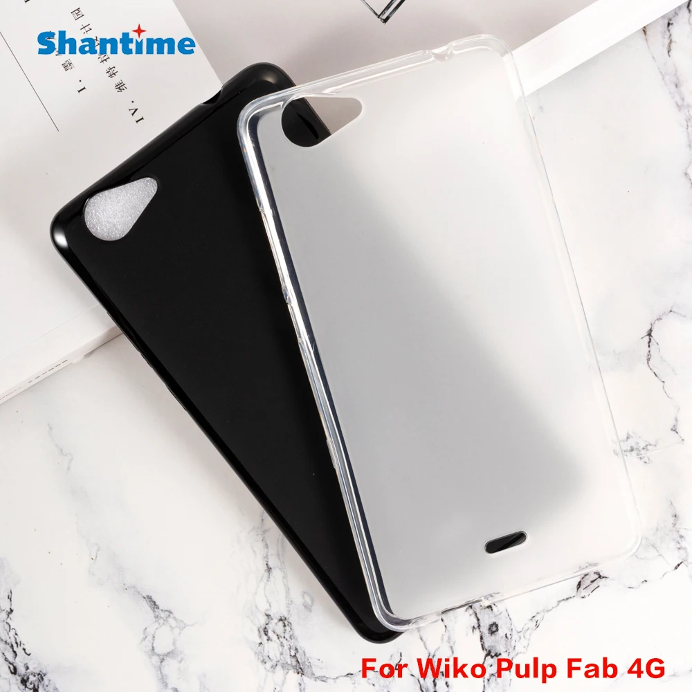 Силиконовый защитный чехол для телефона Wiko Pulp Fab 4G Gel Pudding мягкий из ТПУ 4G|Бамперы| |