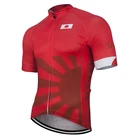 Футболка для велоспорта, японская дышащая одежда для езды на велосипеде, топ красного цвета, для езды на горных велосипедах, лето 2022