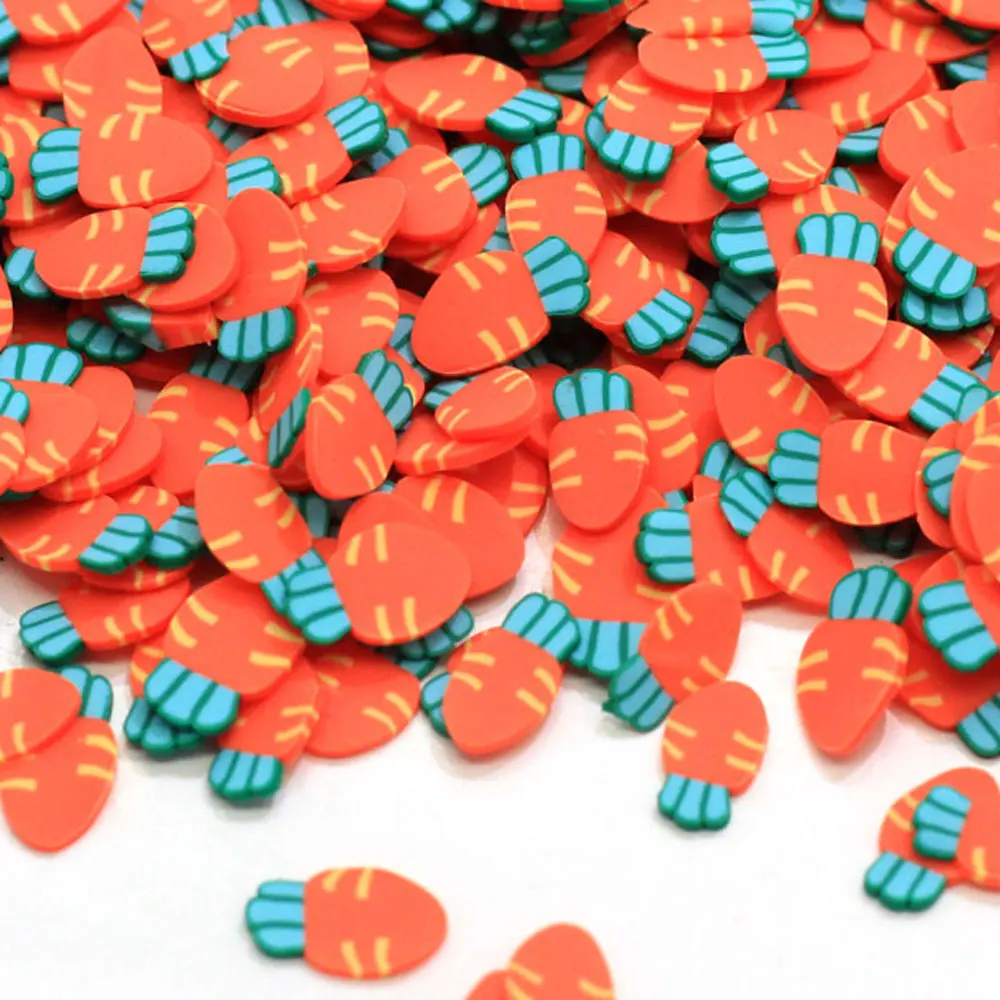 

3D полимерный морковь кружочками, ногти "сделай сам", товары для рукоделия Подвески Набор для изготовления украшения искусство ремесла