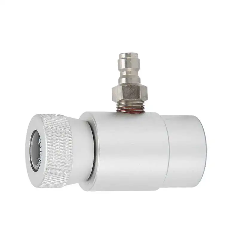 

Soda Adapter Valve Silver CO2 Adapter with 8mm Male Plug for Soda Machime