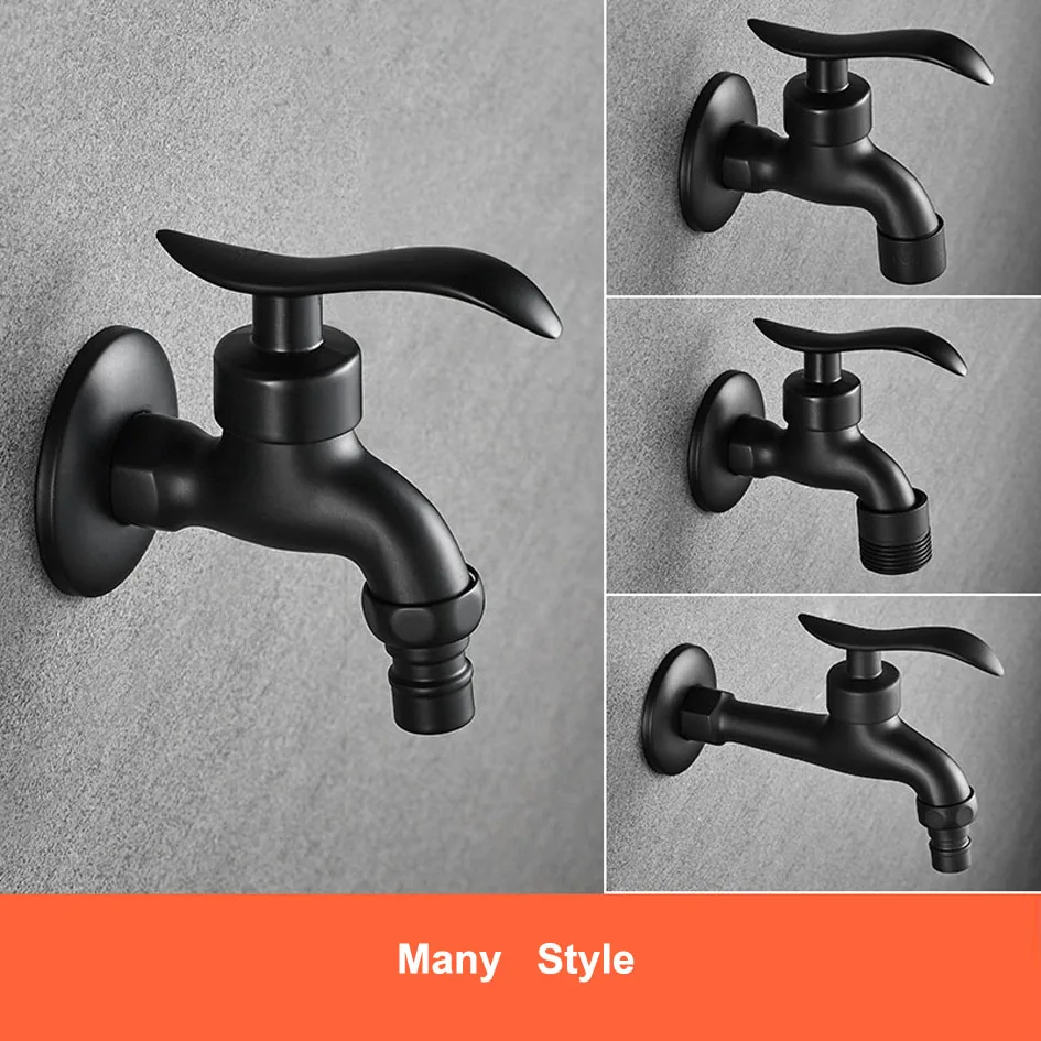 Удлиненный настенный кран для стиральной машины Швабра Смеситель бассейна