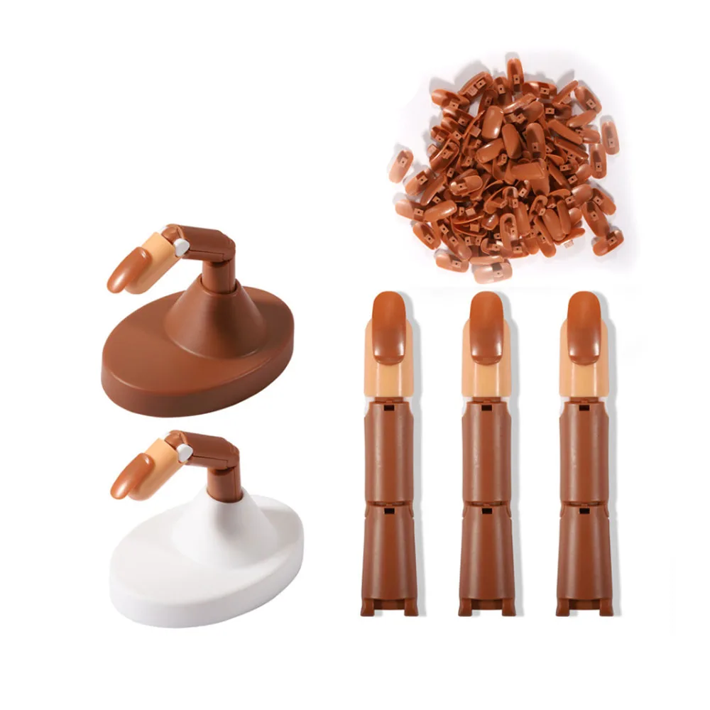 Демонстрация полочки для обучения маникюру гибкая ручка рандомный манипулятор