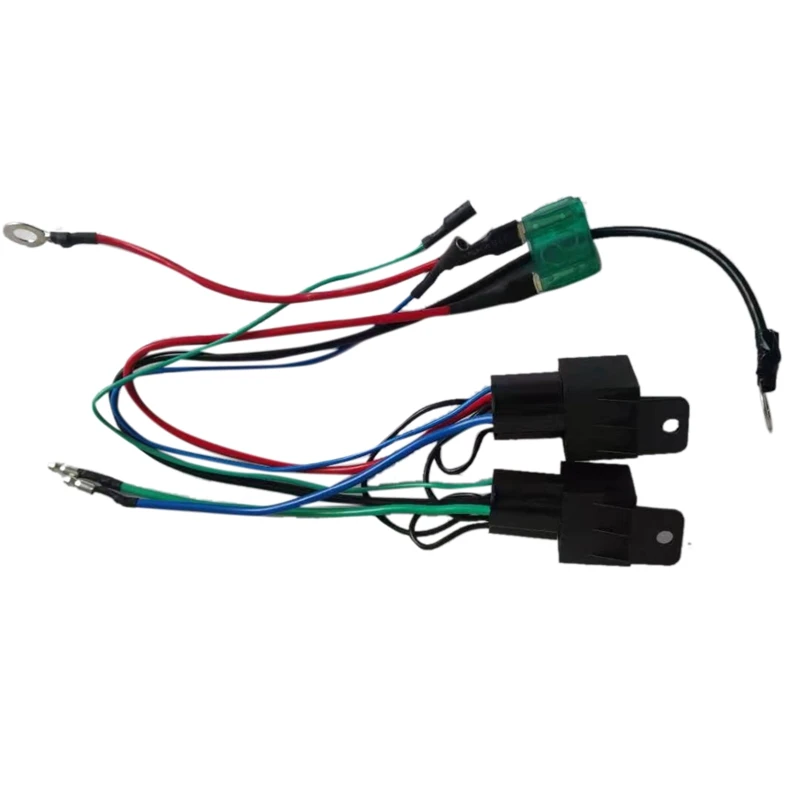 

Wiring Harness Converts 3-wire Tilt Trim Motor Into 2-wire 30 Amp Fuse 2 Relay