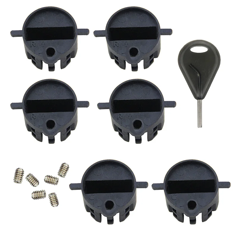 5 комплектов планок для серфинга с винтами FCS G5 пластиковая коробка плавников