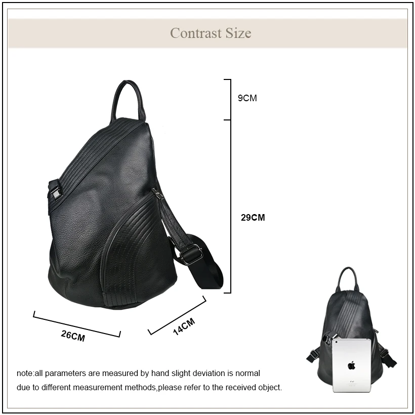 Бренд AVRO MODA рюказк женский рюкзак из натуральной кожи сумки для женщин 2020 женские