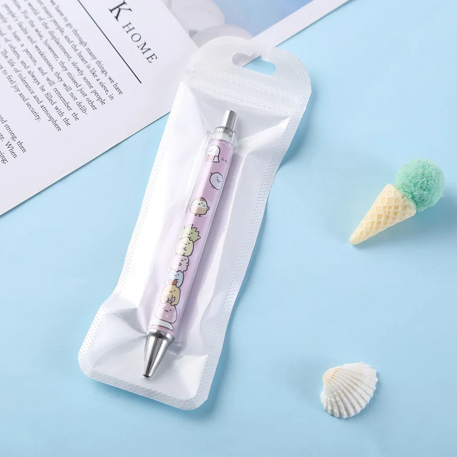 1PC Ballpoint Pen Fashion Creative Press Pen For Writing Stationery Office School Pen Ballpen Black Ink