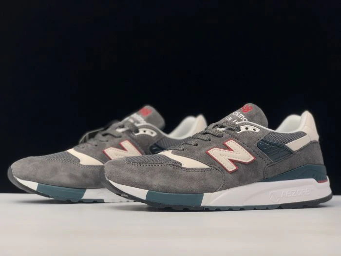 Новинка 2020 оригинальные мужские кроссовки New Balance NB998 из нубука Прогулочные