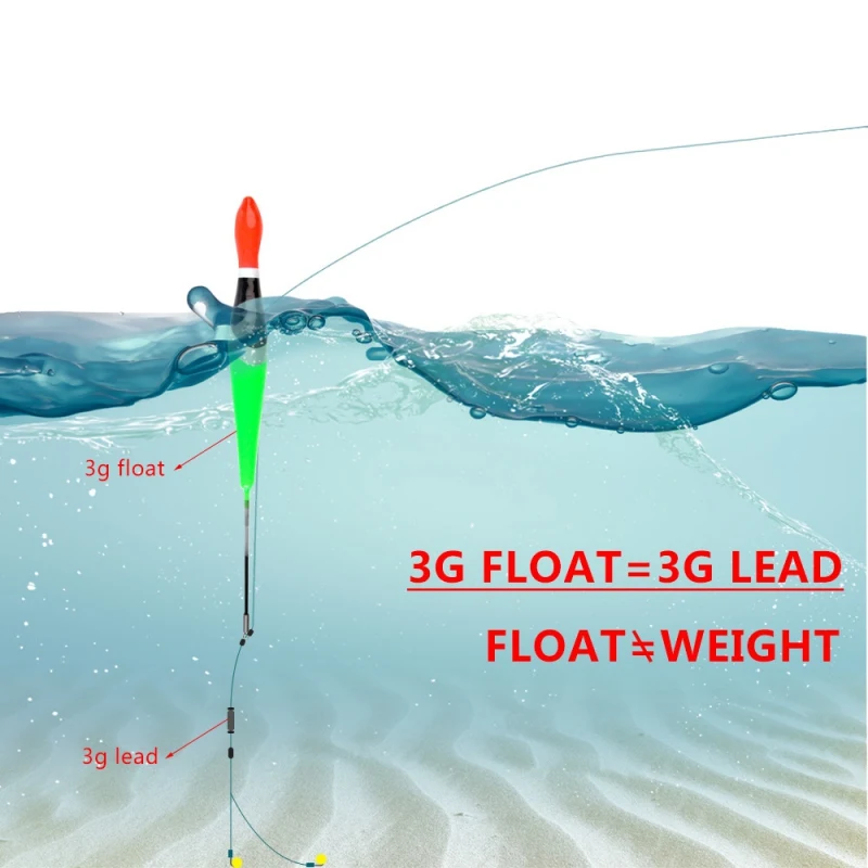 Рыболовный поплавок набор деревянный пробка Рыбалка плавающий вертикальный буй