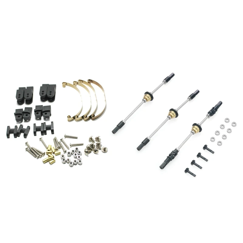 

Steel Leaf Spring Suspension Set for Wpl Henglong B14 B16 B24 B36 & Metal Axle 6WD Front Rear Middle Differential