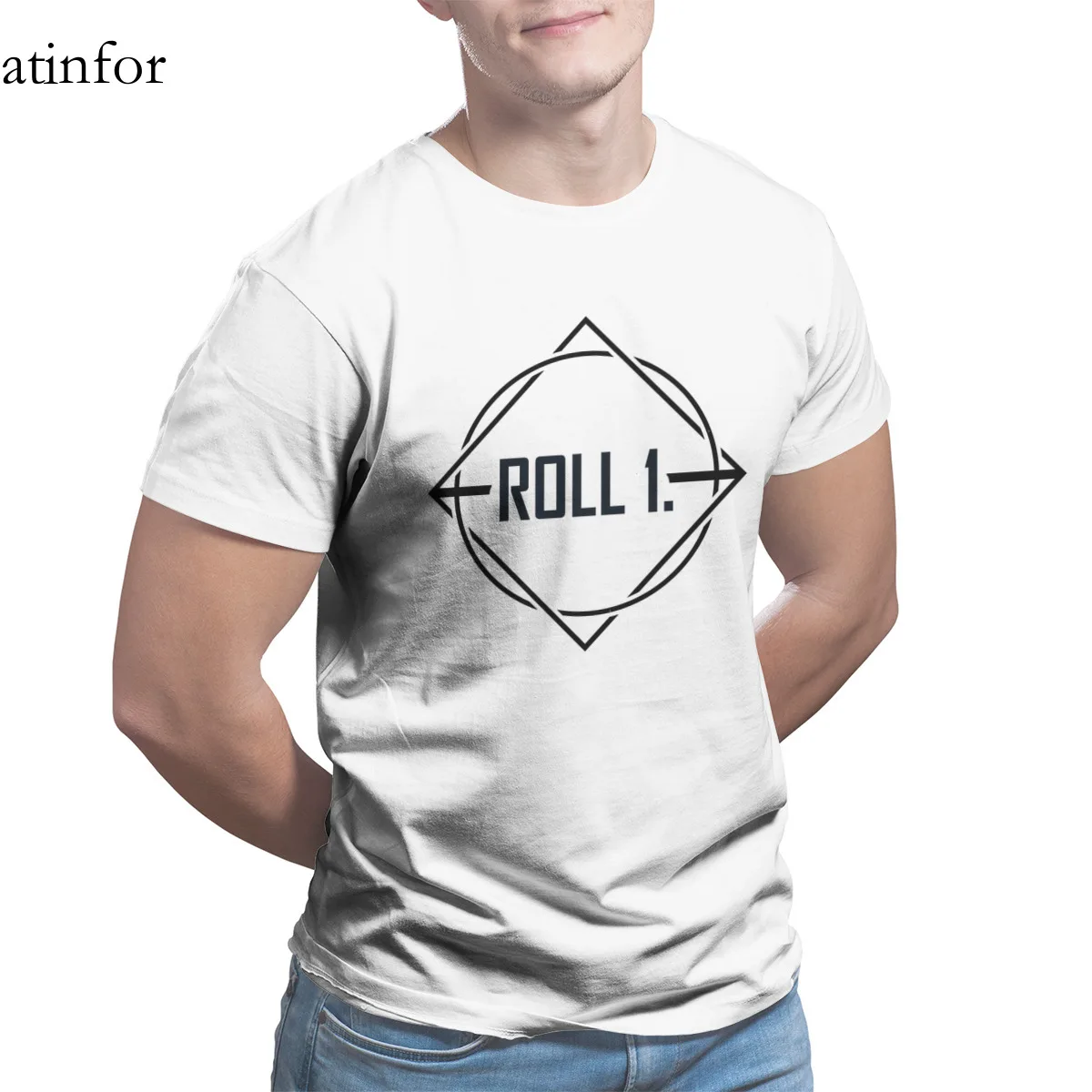 

Neutral ROLL 1 T-Shirt Essentials Print Cute Tops Retro Tees 14723