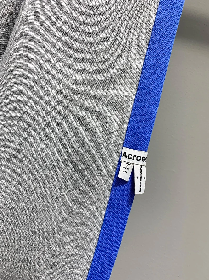 

2021 Spring Autumn New Sweatpants Loose Tappered Hot Straight-Leg Casual Trousers Ins Color Matching Drawstring Sports Pants