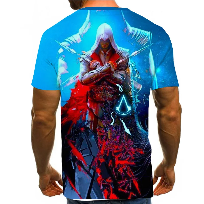 Call of duty Game 3D T-shirt streetwear for men and women popular short sleeves hrarjuku Game character casual tops t-shirts men