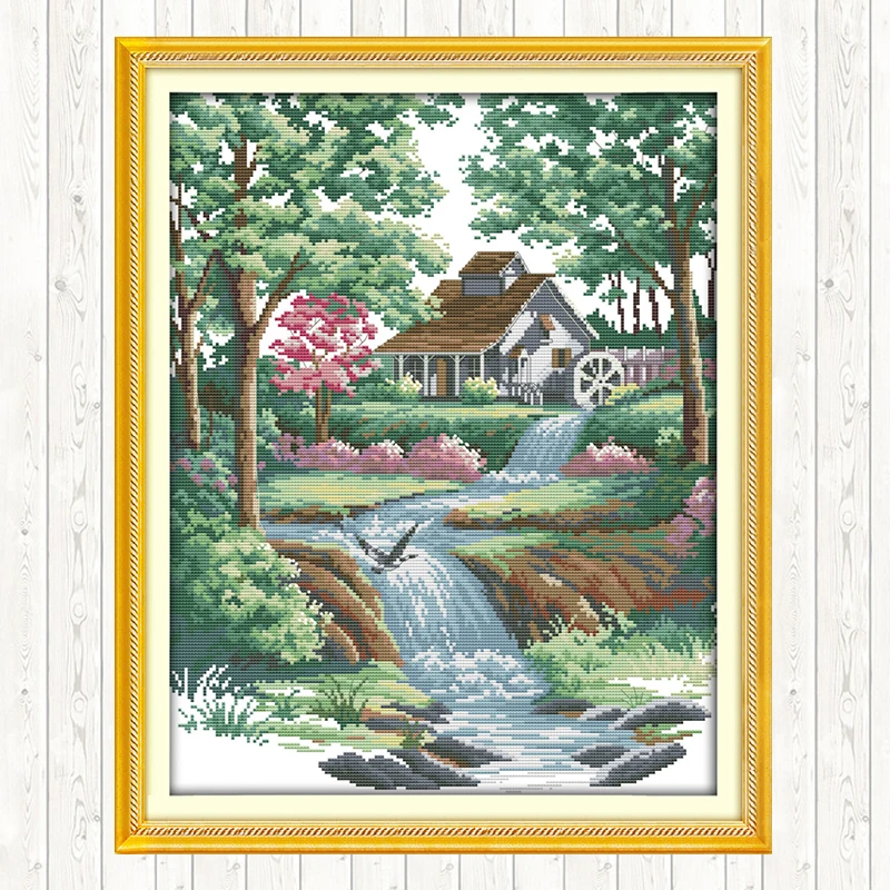 Наборы для вышивки крестиком 11CT напечатанная ткань 14CT подсчитанный холст