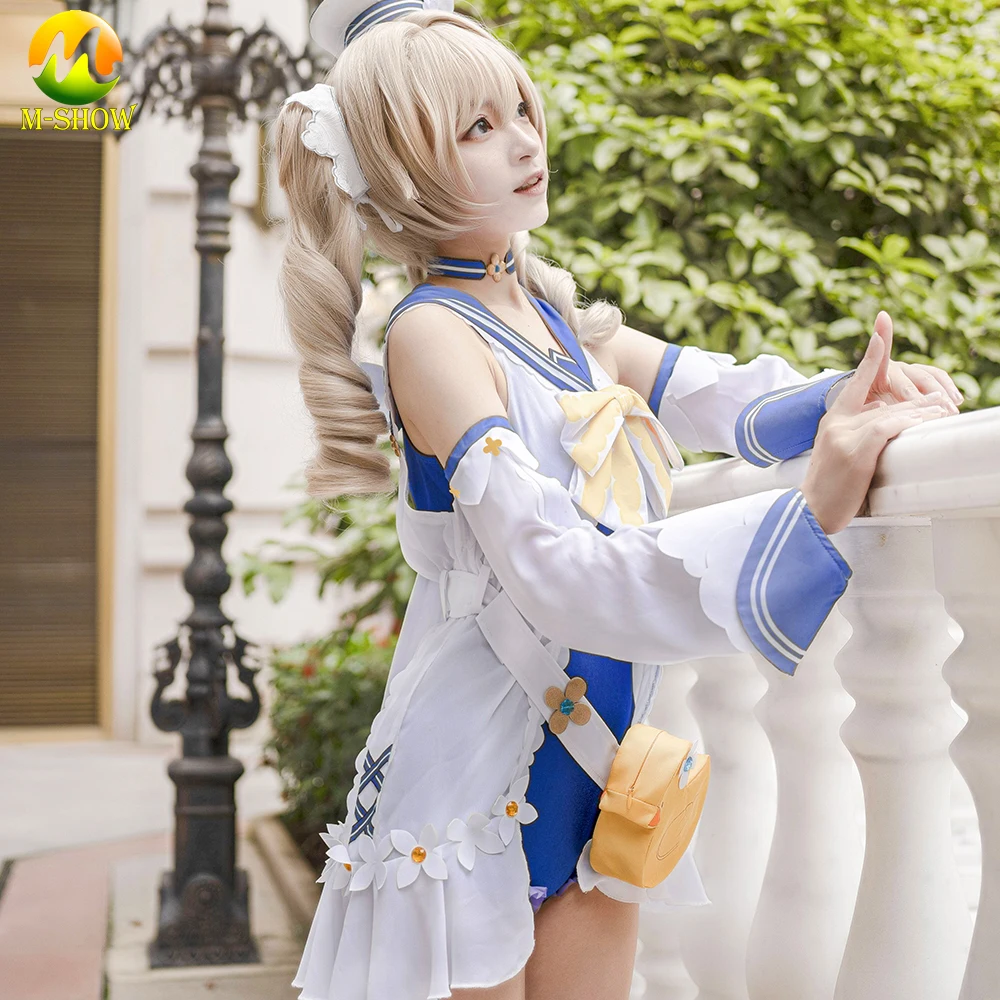 Костюм для косплея Genshin Impact Summer Skin новая одежда Барбары купальник женщин и