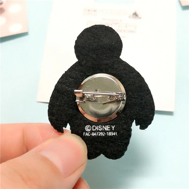 Мини-брошь с вышивкой из ткани изображением персонажей мультфильма Disney Baymax