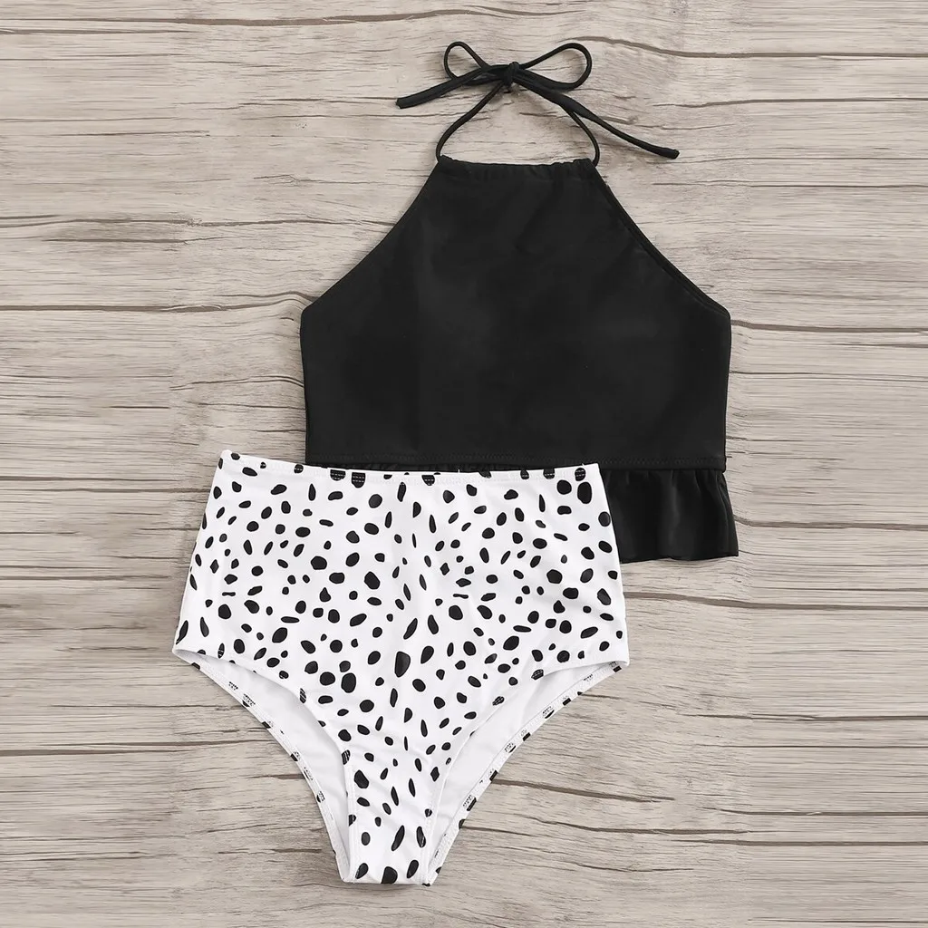 Бикини Женский бандажный комплект бикини с принтом бразильский купальник