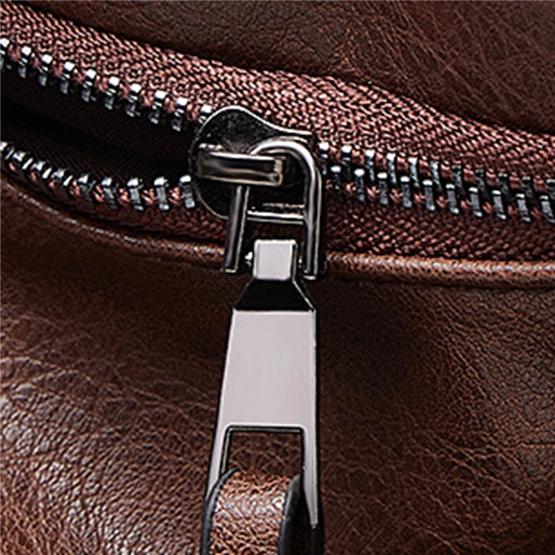 

Women Shoulder Bag PU Leather Tassel Zipper Handbag Large Capacity Travel Business Female Crossbody Bag Casual Shoulder Tote