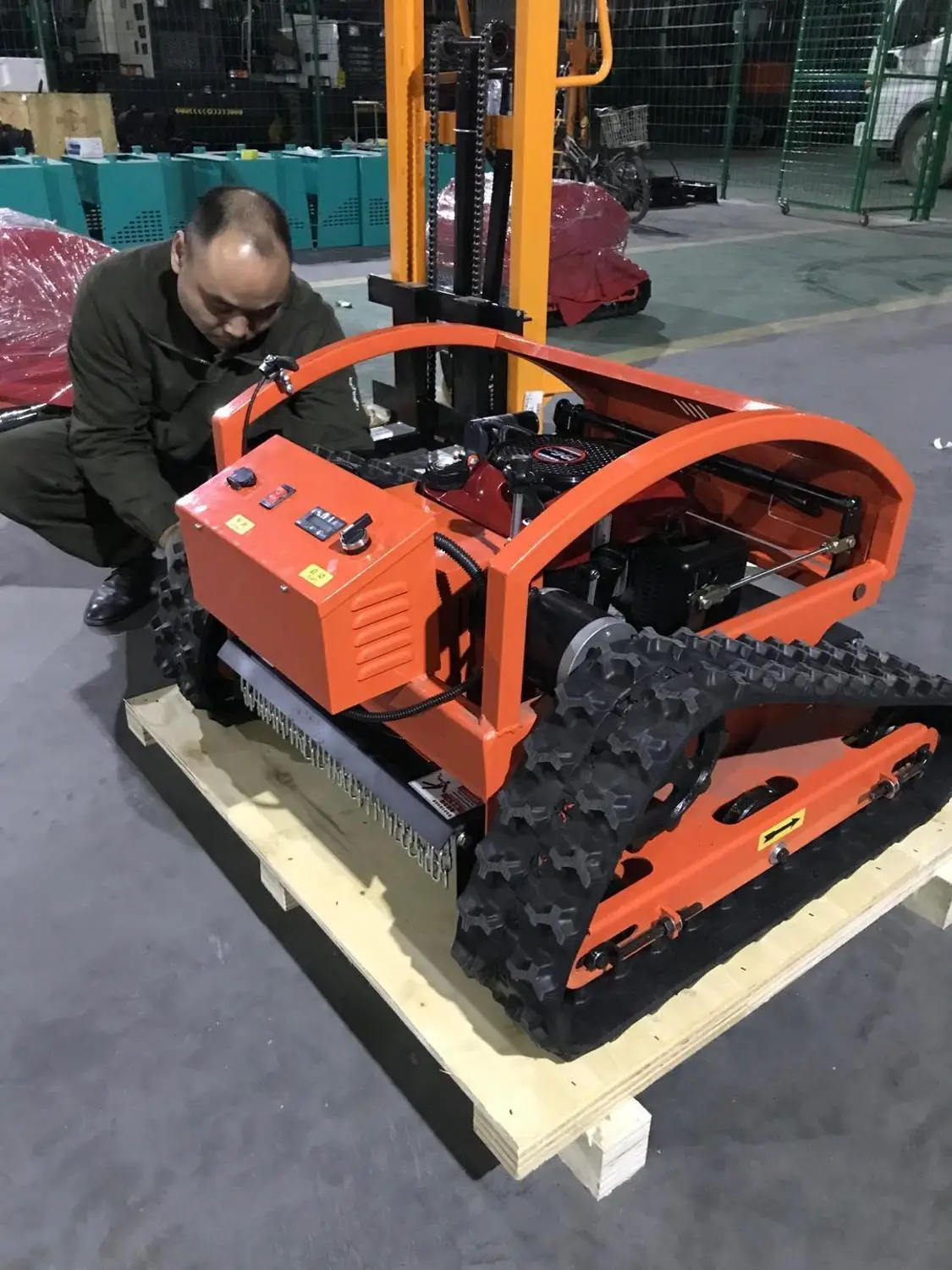 Китайский автоматический RC газон робот газонокосилка бензин машина для резки