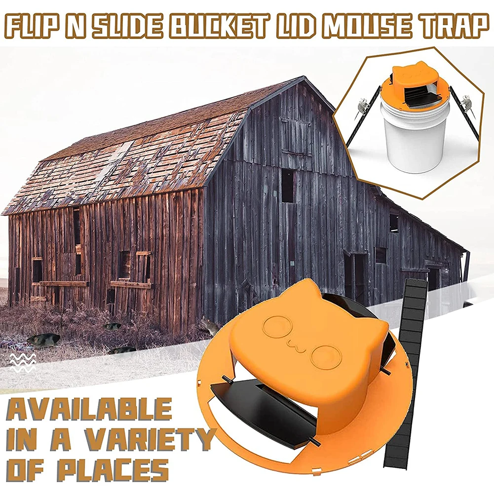 Многоразовая умная мышь в форме головы кошки крыса-ловушка пластиковая откидная