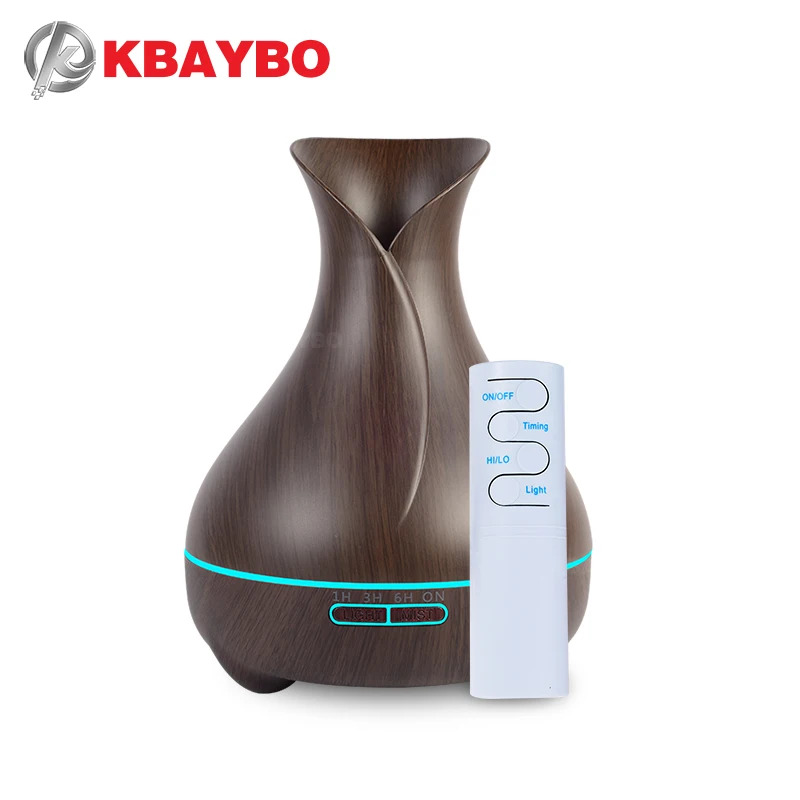 

550ML Ultrasonic Aromatherapy Humidifier Essential Oil Diffuser Air Purifier for Home Mist Maker Aroma Diffuser Fogger LED Light