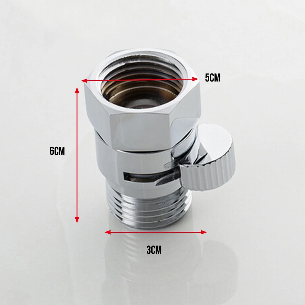 

1 Piece Shower Head Shut Off Valve Copper with Metal Handle Water Flow Control
