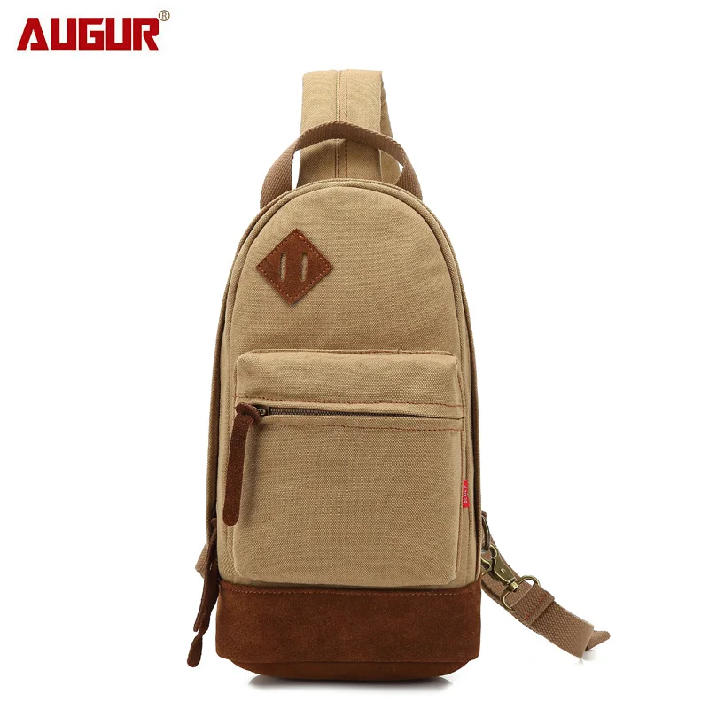 Винтажная холщовая нагрудная сумка для мужчин маленький мессенджер на ремне