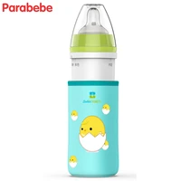 parabebe usb baby bottle warmer heater insulation bottle kids night milk bottle warmer ppsu portable thermo bottles for newborn