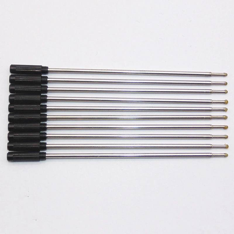 

10 Pcs/lot Ballpoint Pen Refills Blue & Black Ink Medium Roller Ball Pens Refill School Office Stationery Gifts Supplies