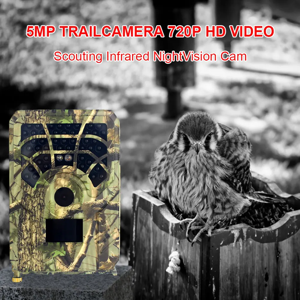 

PR300A Hunting Camera 5MP 720P 120 Degrees PIR Sensor Wide Angle Infrared Night Vision Wildlife Trail Thermal Imager Video Cam