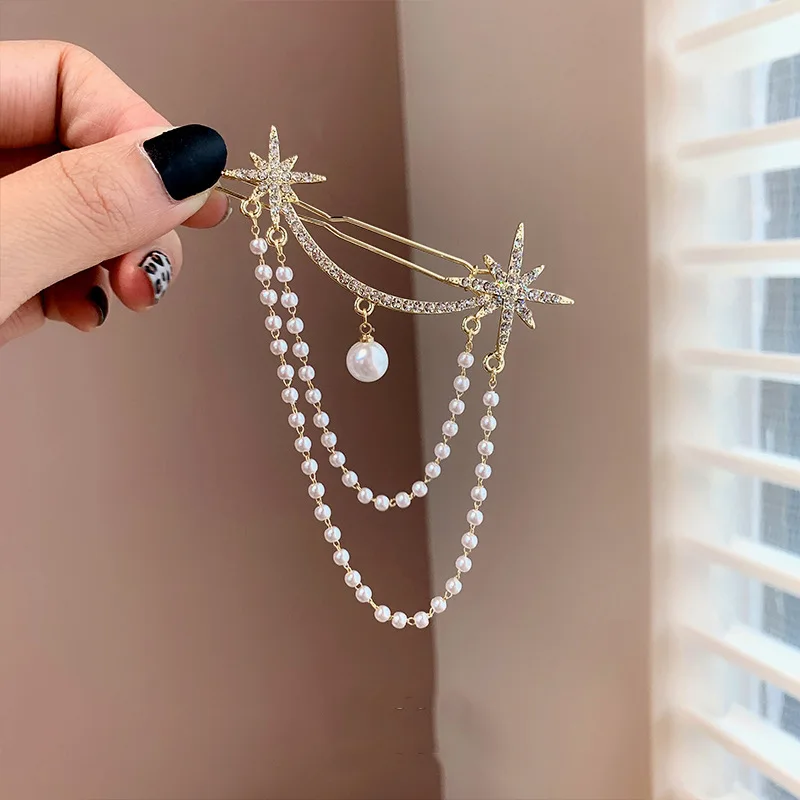 

Bride hairpin tiara to act the role of wedding gift ornaments only beautiful romantic wind banquet