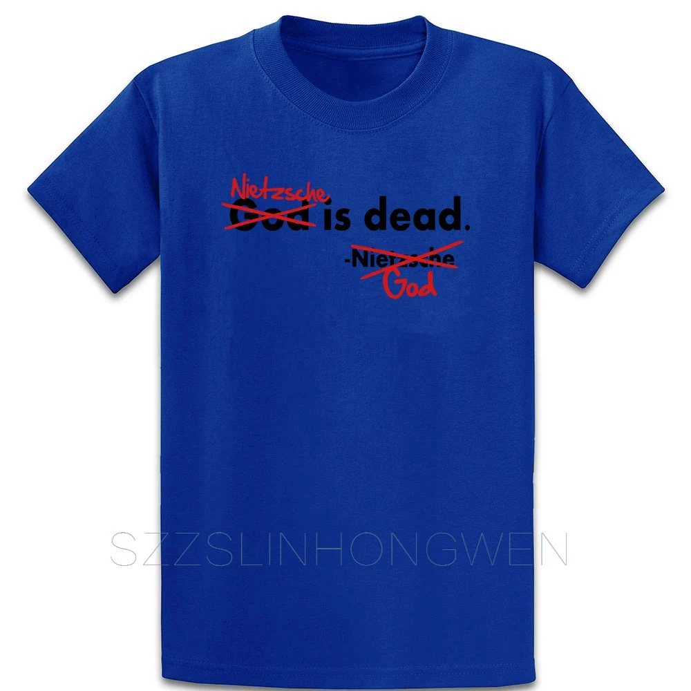 God Nietzsche Is Dead Vector Design Футболка против морщин весна осень хлопок o-образным вырезом Comical Винтаж создать новая рубашка