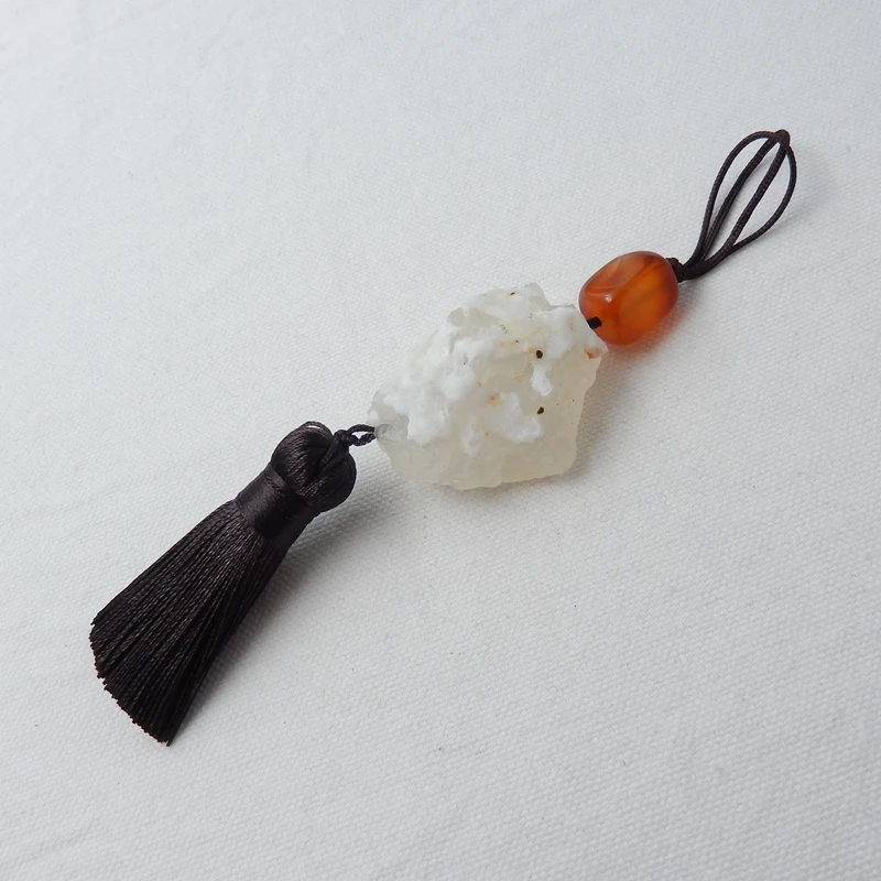 Агатовая подвеска на ожерелье натуральный агатовая 15x11 мм 41x33x25 41 г