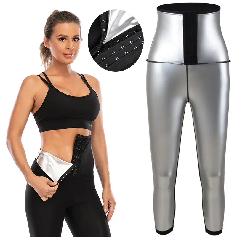 

Hot Sweat Sauna Pants Women Fitness Body Shaper Weight Loss Slimming Tummy Control Workout High Waist Trainer Corset Leggings