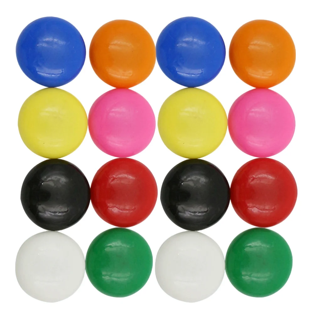 

50pcs Whiteboard Magnetic Button Round Alphabet Letters Affixed Magnet Whiteboard Magnets Teaching Tool Message Note Paper