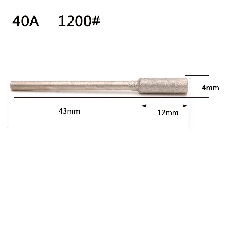 1 шт. цилиндрическая алмазная шлифовальная головка с хвостовиком 3 0 мм |