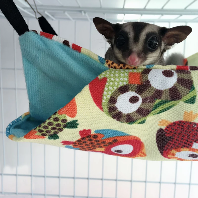 Двухэтажный прочный тканевый гамак клетка спальные мешки зимний теплый домик