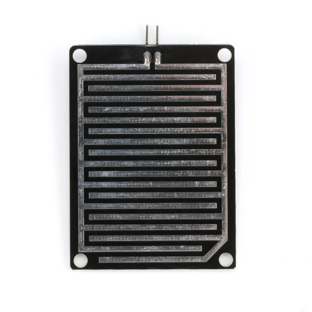 5 в светодиодный датчик дождя капли воды обнаружения влажности модуль комплект