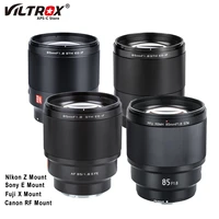viltrox 85mm f1 8 ii stm auto focus full frame camera lens for fujifilm x sony e nikon z canon rf mount camera telephoto lens