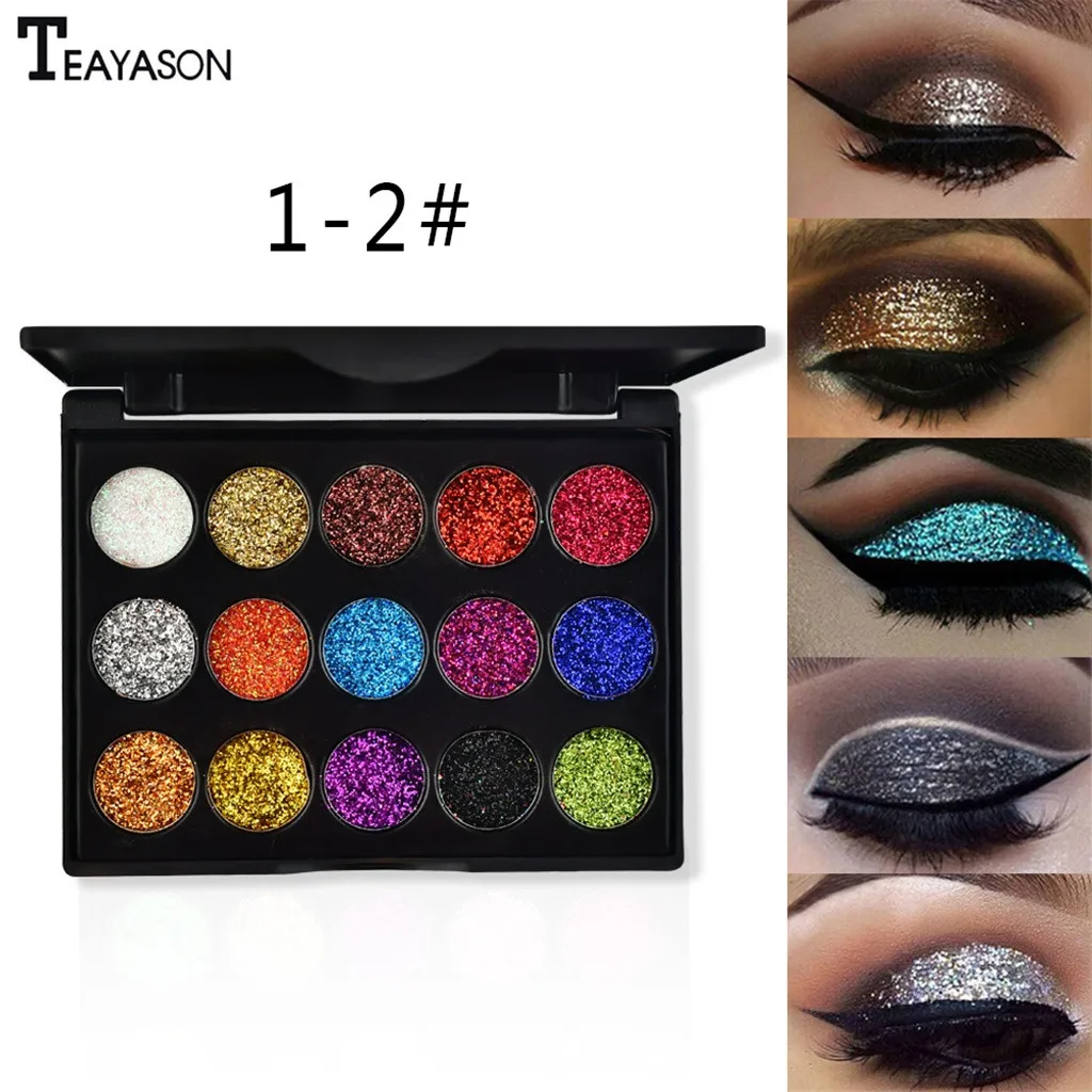 15 Color Eye Shadow Palette Pearl Valentine's Day Gift Glitter Powder Eyeshadow Cosmetic Makeup Waterproof |