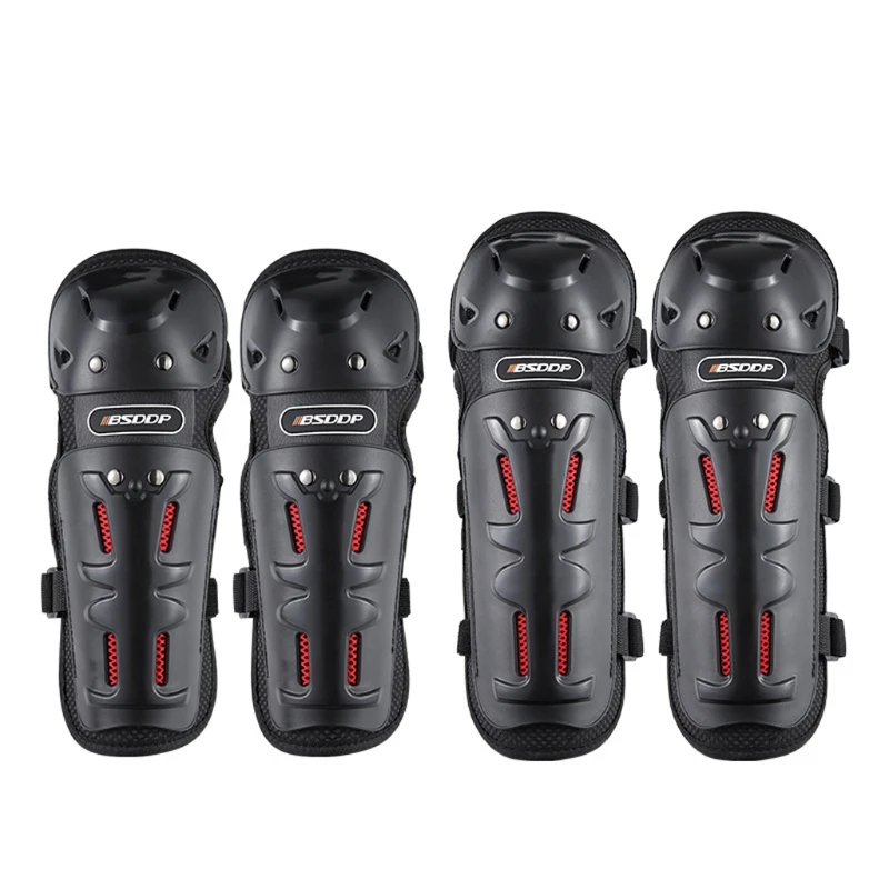 

2021 New 4Pcs Universal Motocross Motorcycle Cycling Elbow Knee Pads Guard Safety Prote