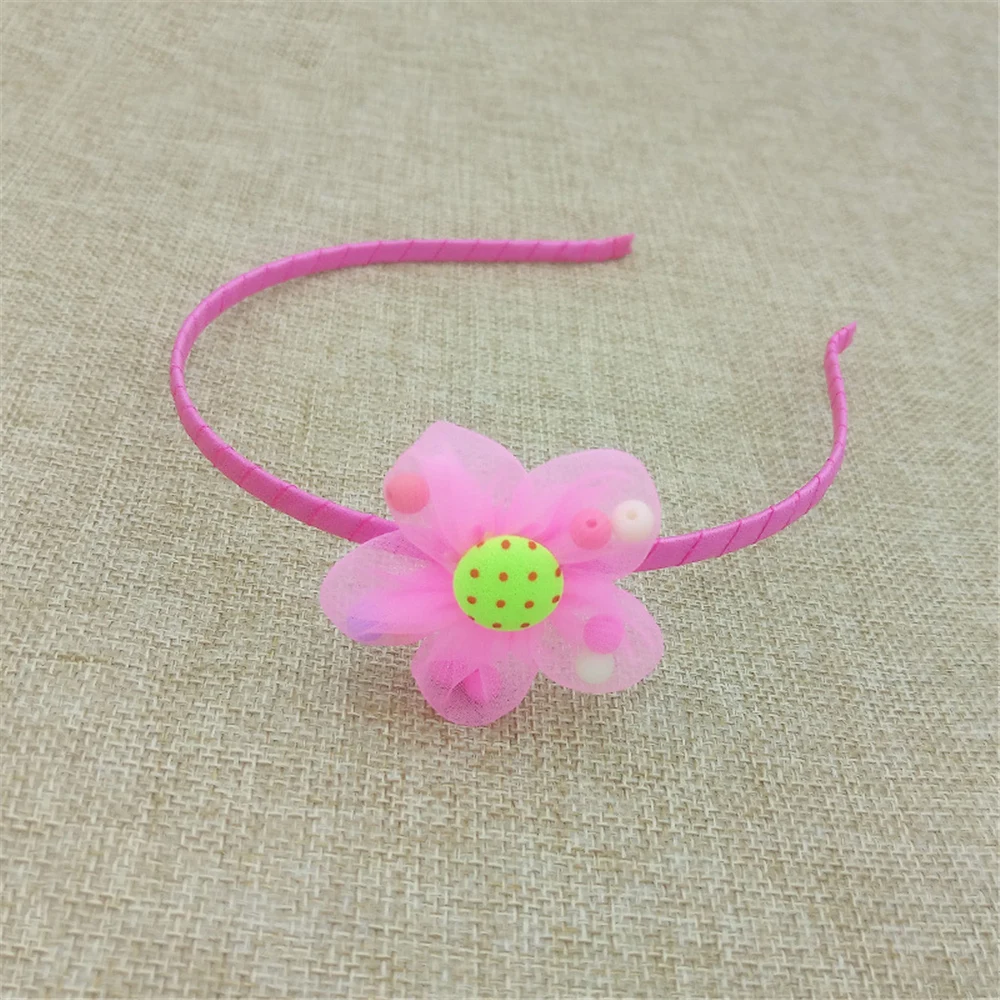 Обруч для волос в Корейском стиле девочек модный ободок с пятью лепестками и