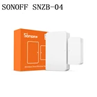Беспроводной двернойоконный датчик SONOFF SNZB-04 - ZigBee обеспечивает умную связь между мостом ZigBee и устройствами WiFi через приложение eWeLink