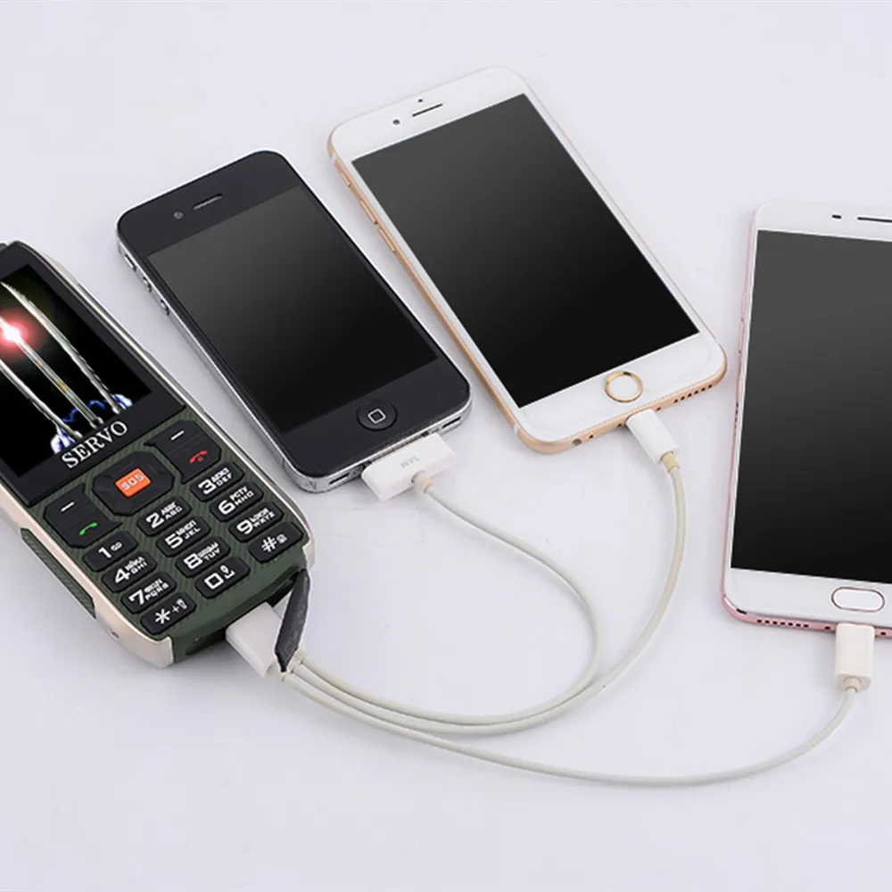 Сервопривод H8 2 8 дюймов 4 ядра две SIM ожидания Bluetooth фонарик GPRS 3000 мАч Мощность банк