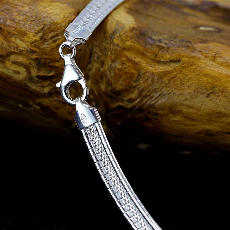 Comprar Uglyless-Vestidos De Noche De Moda Para Mujer, Gargantillas Brillantes De Plata Brillante, Collares Sin Colgantes, Joyería De Escamas De Plata 925