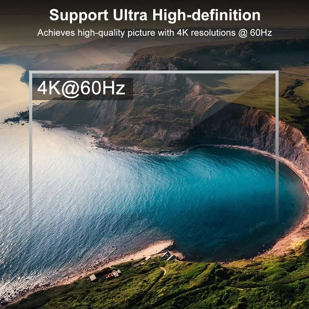 HDMI-переключатель TESmart с 4 портами поддержка порта входа 1 выход 4K @ 60 Гц HDCP 2 HDR
