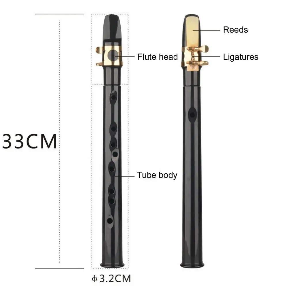 

ABS Plastic Adult Training Equipment Portable Mini Pocket Saxophone Plastic Practicing Training Sax Instrument for Beginner