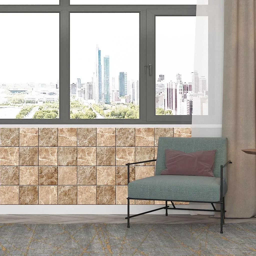 Самоклеящиеся 3d наклейки на стену имитация европейских геометрических наклеек